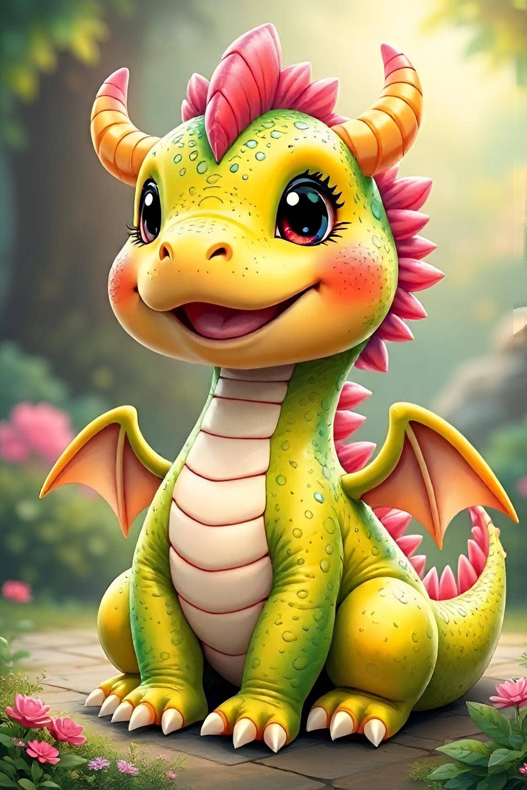 Picmondoo - Diamond Painting - Dino Drops