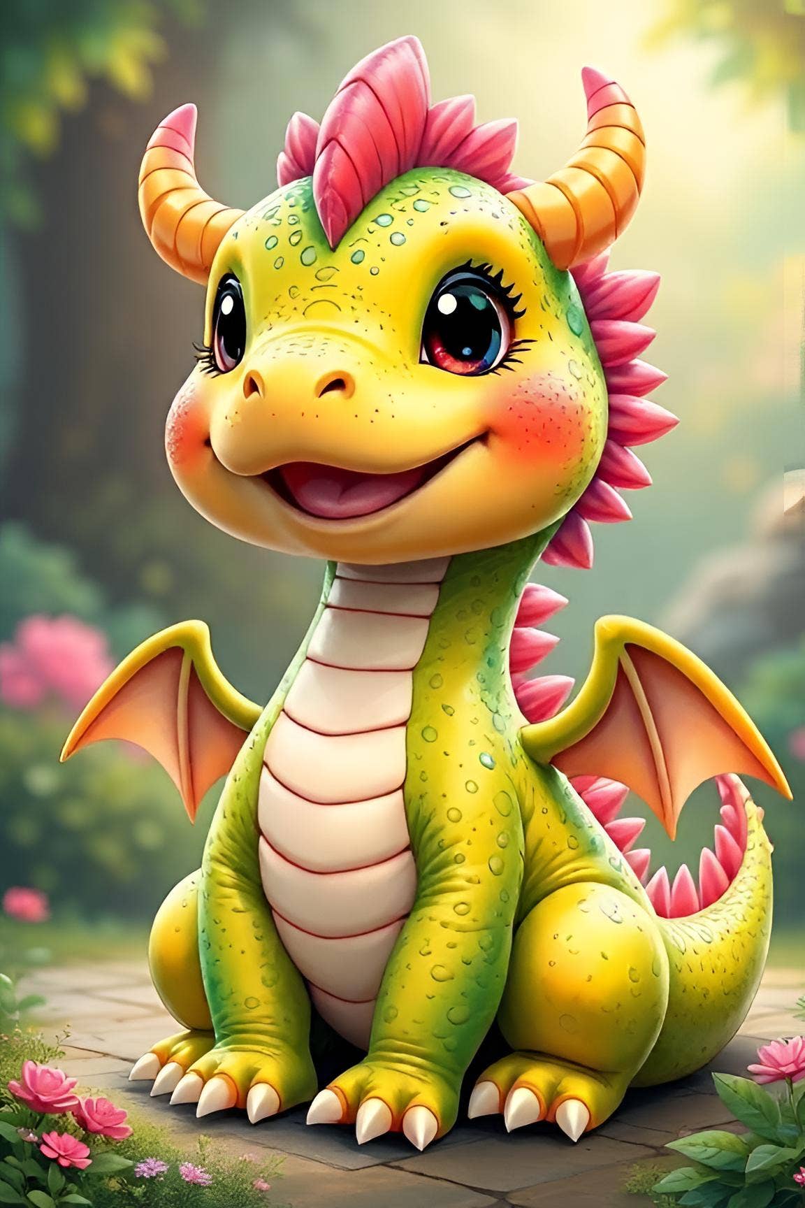 Picmondoo - Diamond Painting - Dino Drops