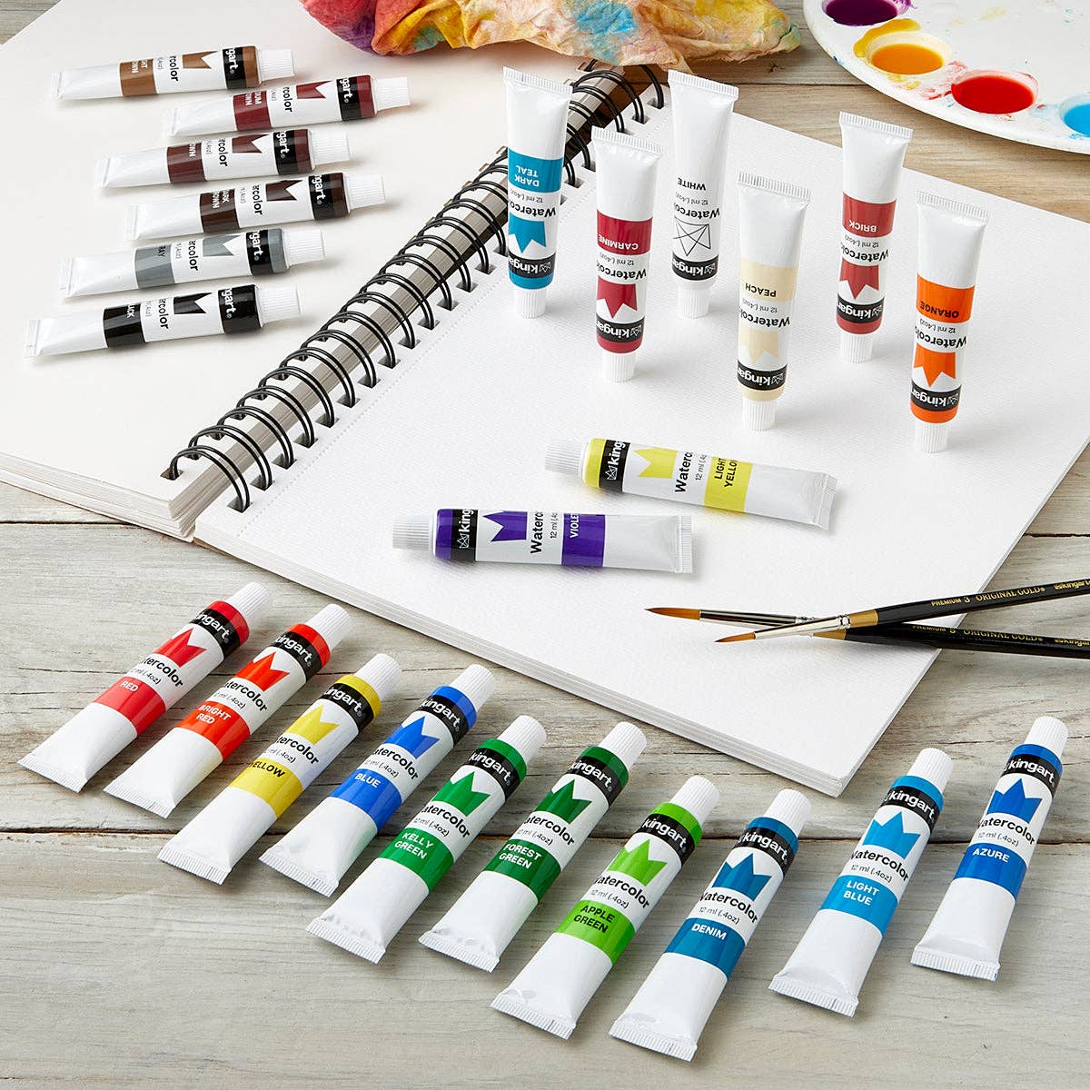 KINGART - Aquarellfarben 24 Farben