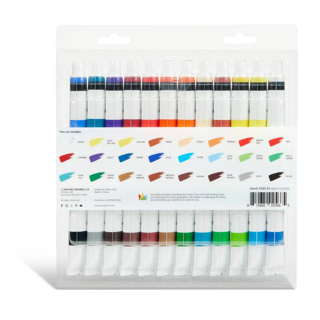 KINGART - Aquarellfarben 24 Farben