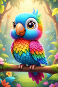 Picmondoo - Diamond Painting - Papagei Fritz