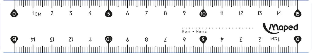 Maped Deutschland GmbH - Lineal Classic, 15 Cm - Display