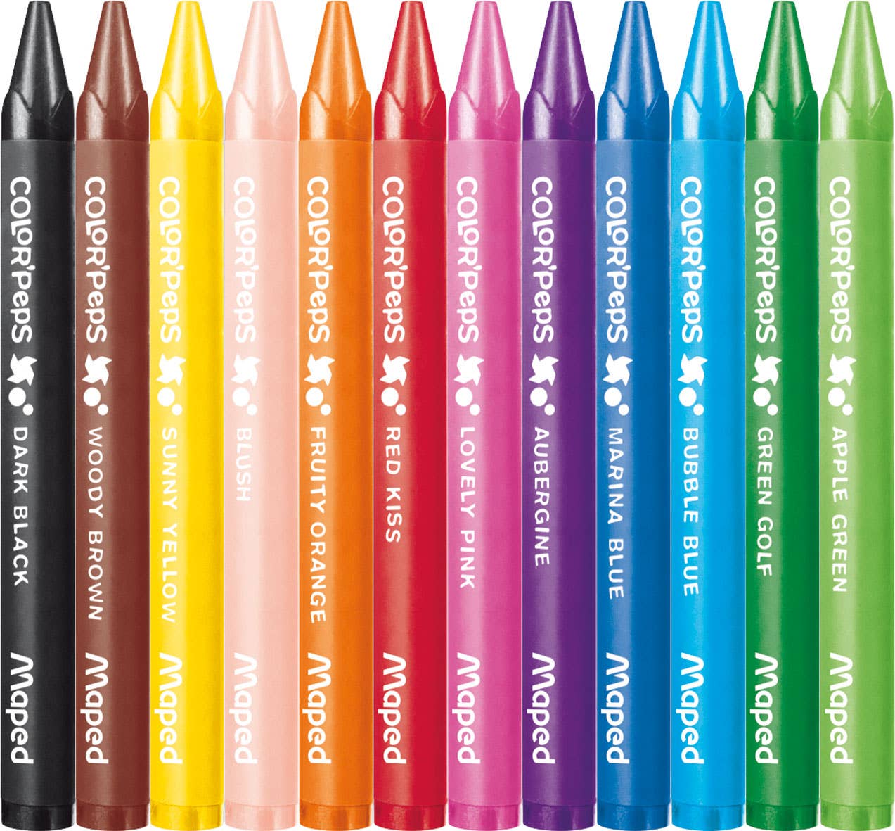 Maped Deutschland GmbH - Wachsmalstifte Color'Peps Wax X12 - Blisterschachtel