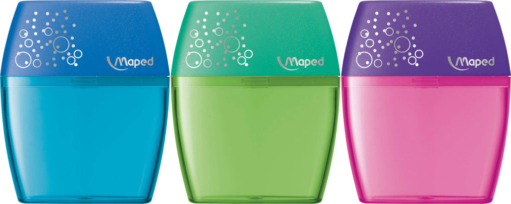 Maped Deutschland GmbH - Anspitzer Shaker, 2 Stiftgröße, Auffangdose - Display